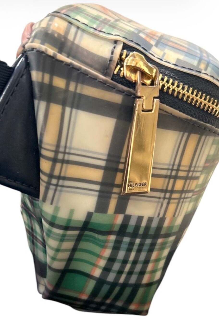 Y2K Tommy Hilfiger Plaid Print Belt Bag Fanny Pack - Picture 5 of 10